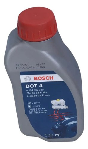 Fluido De Freio Bosch Dot 4 500ml Original Alta Performance