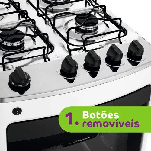 Fogão 4 Bocas CFO4NAB Branco com Acendimento Automático Bivolt Consul