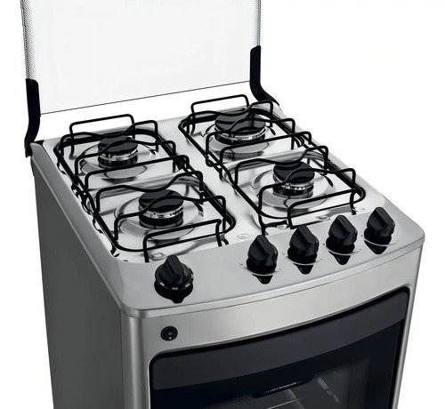 Fogão Consul Cf04nar 4 Bocas Acendimento Aut Inox