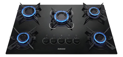 Fogao cooktop itatiaia electra cor preto 5 queimadores