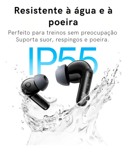 Fone Bluetooth Baseus Bass Ep10 Pro Com Anc