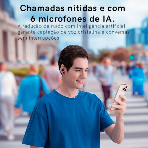 Fone Bluetooth Baseus Bass Ep10 Pro Com Anc