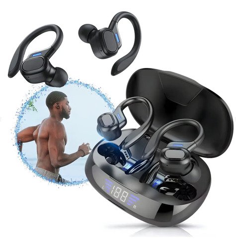 Fone de ouvido bluetooth 53 tws sem fio esportivo compativel