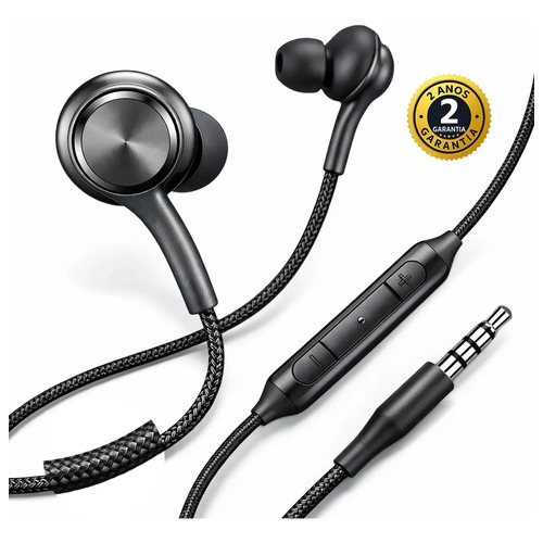 Fone de ouvido com fio intra auricular 12 metros 35mm foninh 1
