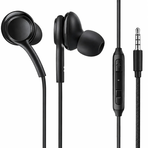 Fone de ouvido com fio intra auricular p2 35mm com microfone