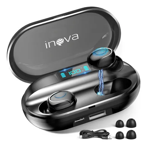 Fone de ouvido esportivo sem fio tws com carregador portatil 2