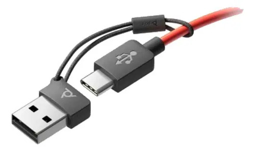 Fone de ouvido Plantronics Blackwire C3220 USB Tipo A e Tipo C