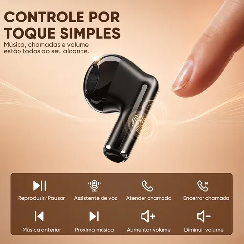 Fone De Ouvido Sem Fio Bluetooth 5.4 Inova Tws