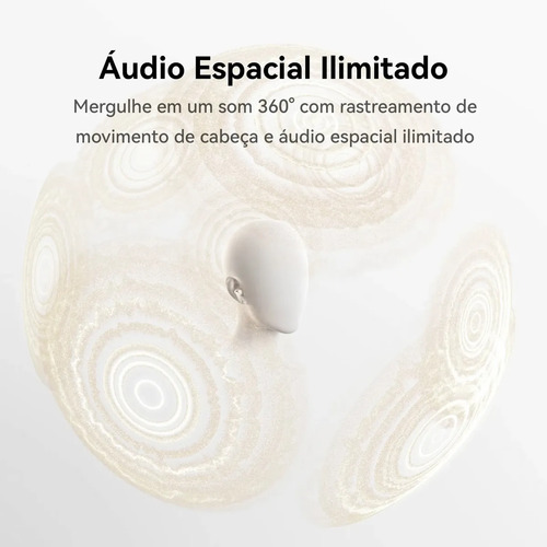 Fone de Ouvido Sem Fio HUAWEI FreeBuds Pro 5 Cancelamento de Ruído com IA de Motor Duplo Som Ultra Imersivo Chamadas Estáveis e Nítidas IP57 Até 38 horas Autonomia de Bateria Areia