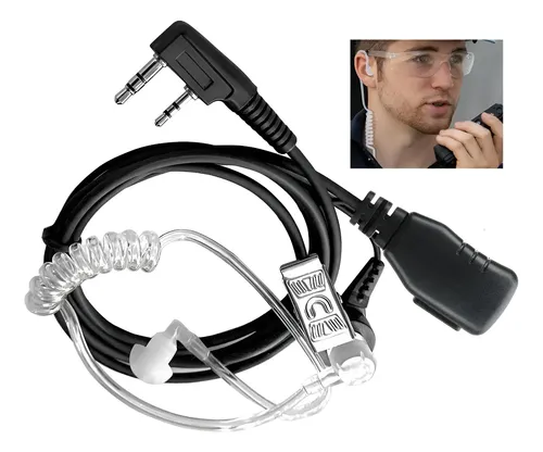 Fone de ouvido silicone radio comunicador baofeng 777s uv5r