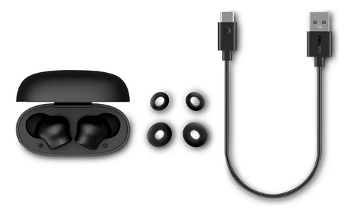 Fone de ouvido Tws Philips Tat1109bk/00 preto Ipx4