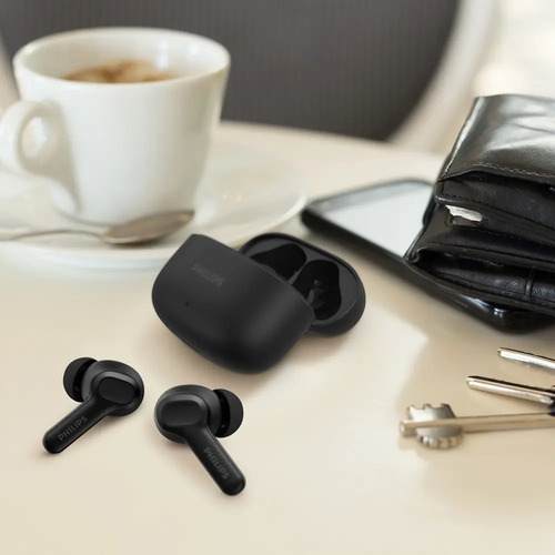 Fone de ouvido Tws Philips Tat1109bk/00 preto Ipx4