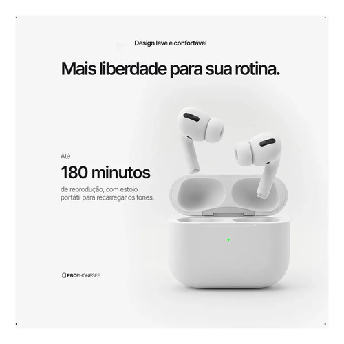 Fone Ouvido Bluetooth Compatível Com Iphone X Xr 11 12 13 14 15 16 17 Xs Pro Max Plus Samsung S20 S23 S24 Xiaomi Motorola Android Ios Sem Fio Prova DAgua Wireless Tipo Light Cancelamento Ruido Celular