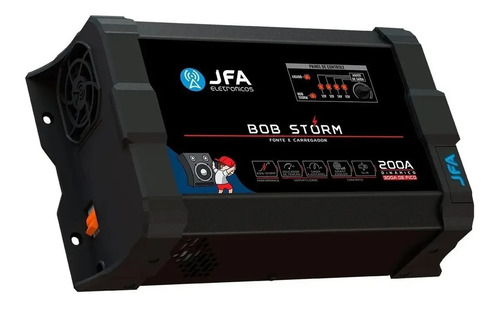 Fonte Automotiva JFA Storm 200A Bivolt p/ Caixas Bob e Projeto de Som