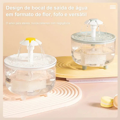 Fonte Bebedouro Automática MIW 1.5L USB para Cães e Gatos Bivolt