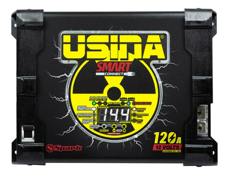 Fonte carregador usina smart connect 120a bivolt