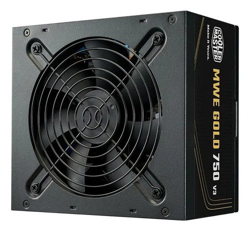 Fonte cooler master mwe 750 v3 750w atx 31 preto