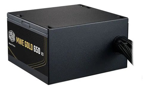 Fonte Cooler Master Mwe Gold 650 V3, 650w, Atx 3.1, 80 Plus Preto
