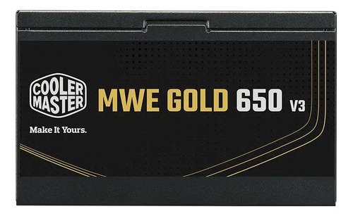 Fonte Cooler Master Mwe Gold 650 V3, 650w, Atx 3.1, 80 Plus Preto