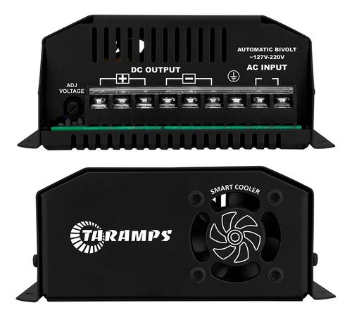 Fonte e Carregador Taramps BOB 60A 1200W para Som Automotivo Bivolt