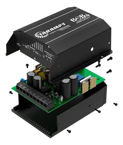 Fonte e Carregador Taramps BOB 60A 1200W para Som Automotivo Bivolt