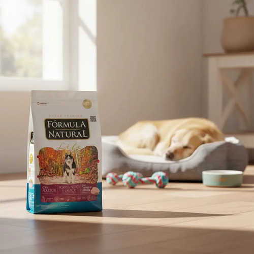 Formula natural super premium life caes adultos portes medio