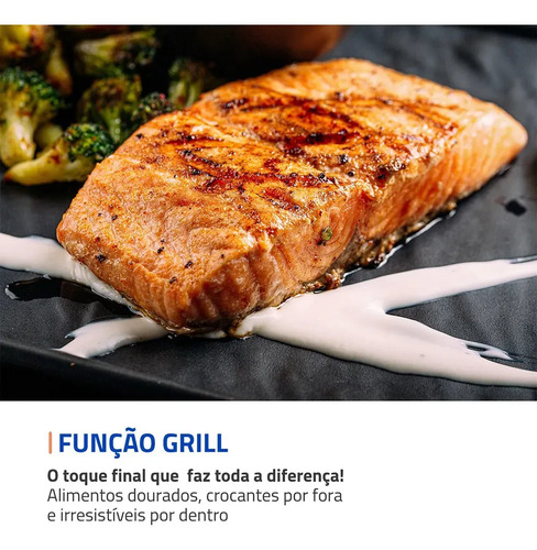 Forno Elétrico 52l Family Grill Inox Mondial 1800w Frn-52-bi