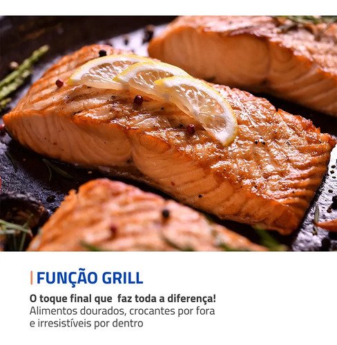 Forno Elétrico 52l Family Grill Inox Mondial 1800w Frn-52-wi Branco/inox