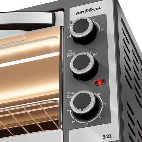 Forno Elétrico Britânia 52L Dupla resistência BFE55P