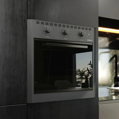 Forno Elétrico De Embutir 60 Litros Nardelli Black E60 Cor Preto