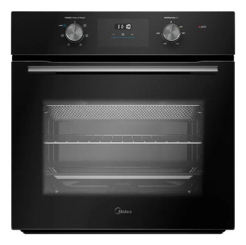 Forno eletrico de embutir 68l digital com air fryer midea pr