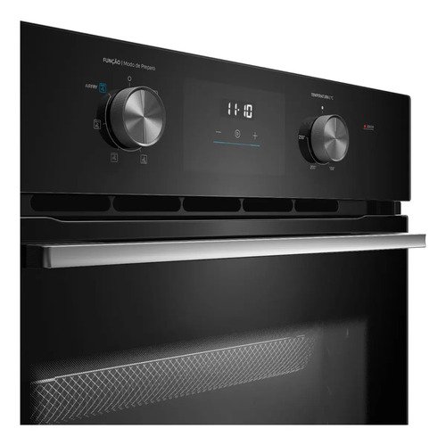 Forno Elétrico De Embutir 68l Digital Com Air Fryer Midea Preto