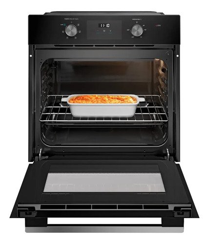 Forno Elétrico De Embutir 68l Digital Com Air Fryer Midea Preto