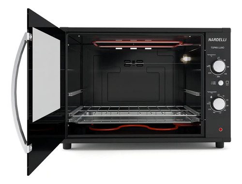 Forno Elétrico Nardelli Luxo 60l Preto Top 60 Preto