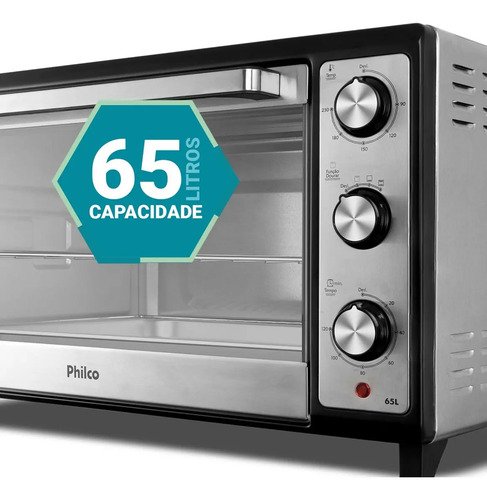 Forno Elétrico Philco 65L Dupla Resistência PFE65