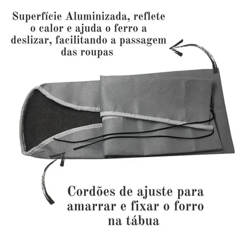 Forro Para Tabua De Passar Ajustável Todos Tamanhos