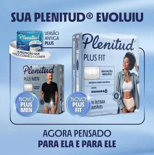 Fralda Geriátrica Plenitud Protect Plus G/xg 32un