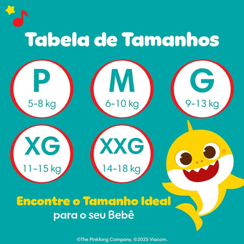 Fralda Infantil Pampers Supersec Mega 11 A 15 Kg Xg 32 Unids Tamanho Extra grande (XG)