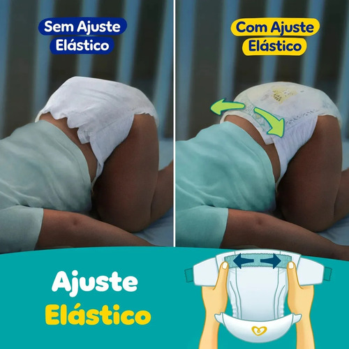 Fralda Pampers Confort Sec Tamanho M, 108 Un