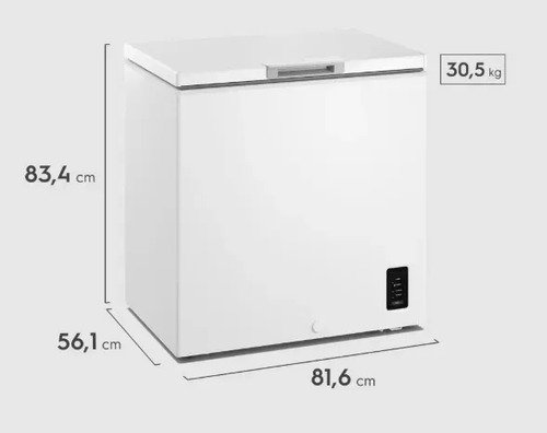 Freezer horizontal Branco HB200 branco 197L