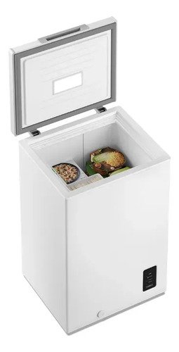 Freezer Horizontal Electrolux 95L Inverter Bivolt Uma Porta Branco (HB100) Bivolt