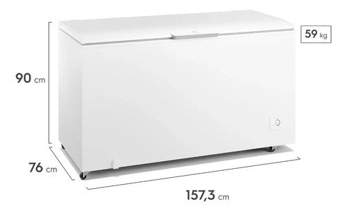 Freezer Horizontal Electrolux Efficient 513l Hi550t Branco