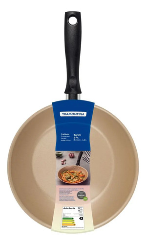 Frigideira Tramontina Turim em Alumínio com Revestimento Interno e Externo em Antiaderente Starflon Max Vermelha 26 cm 1,8 L