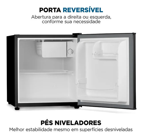 Frigobar 46L Mondial 127V - FGB-01-B50 - Preto