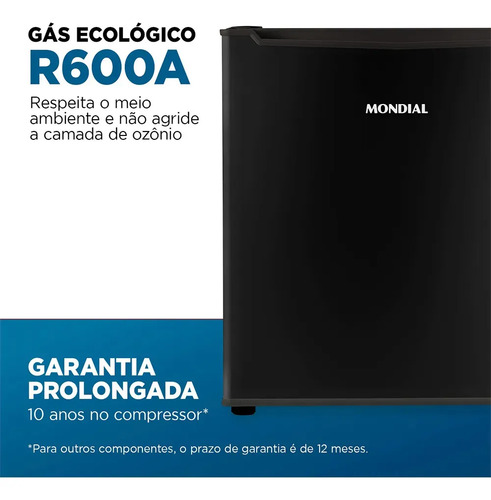 Frigobar 46L Mondial 127V - FGB-01-B50 - Preto