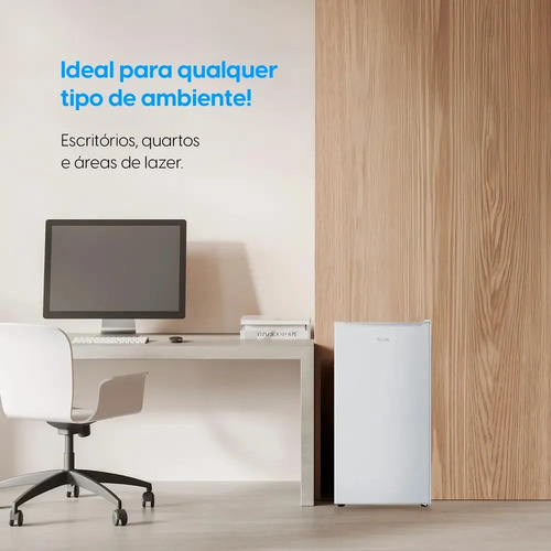 Frigobar Elgin 93 L Branco com Controle Manual e Porta Reversível 127 V