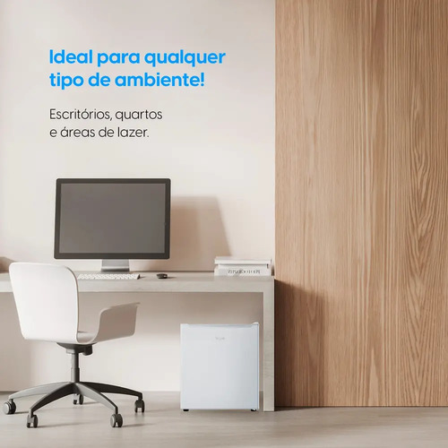 Frigobar Elgin de 47 L Branco com Porta Reversível