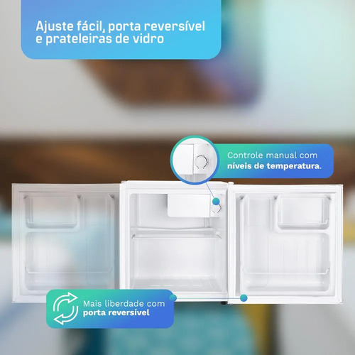 Frigobar HQ BC-52 de 52 Litros Branco