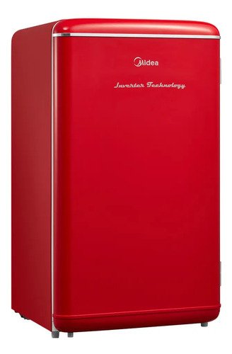 Frigobar retro vermelho 93l inverter bivolt midea vermelho