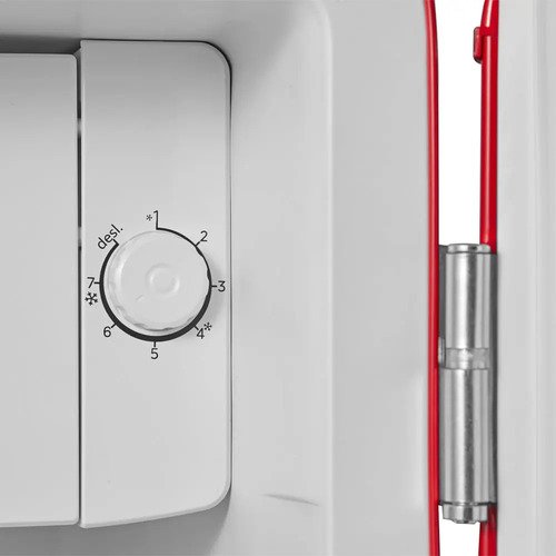 Frigobar Retrô Vermelho 93l Inverter Bivolt Midea Vermelho